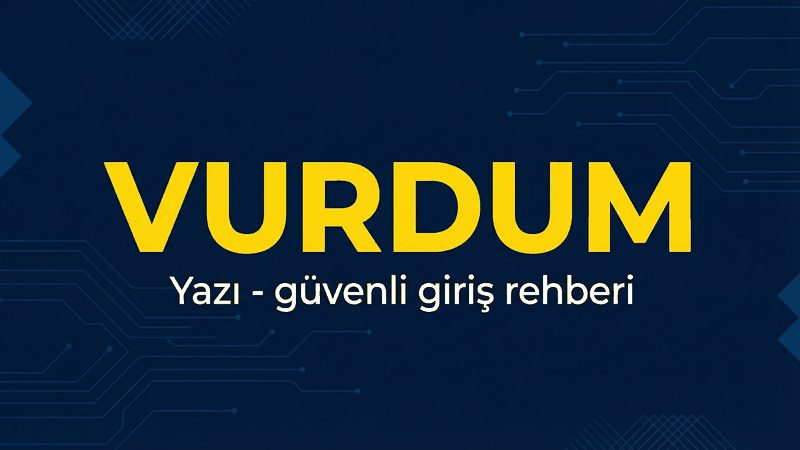Güvenli giriş rehberi görseli